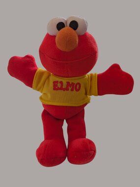10/$25 Vintage Sesame Street Tyco 1998 Elmo Bean Bag Plush